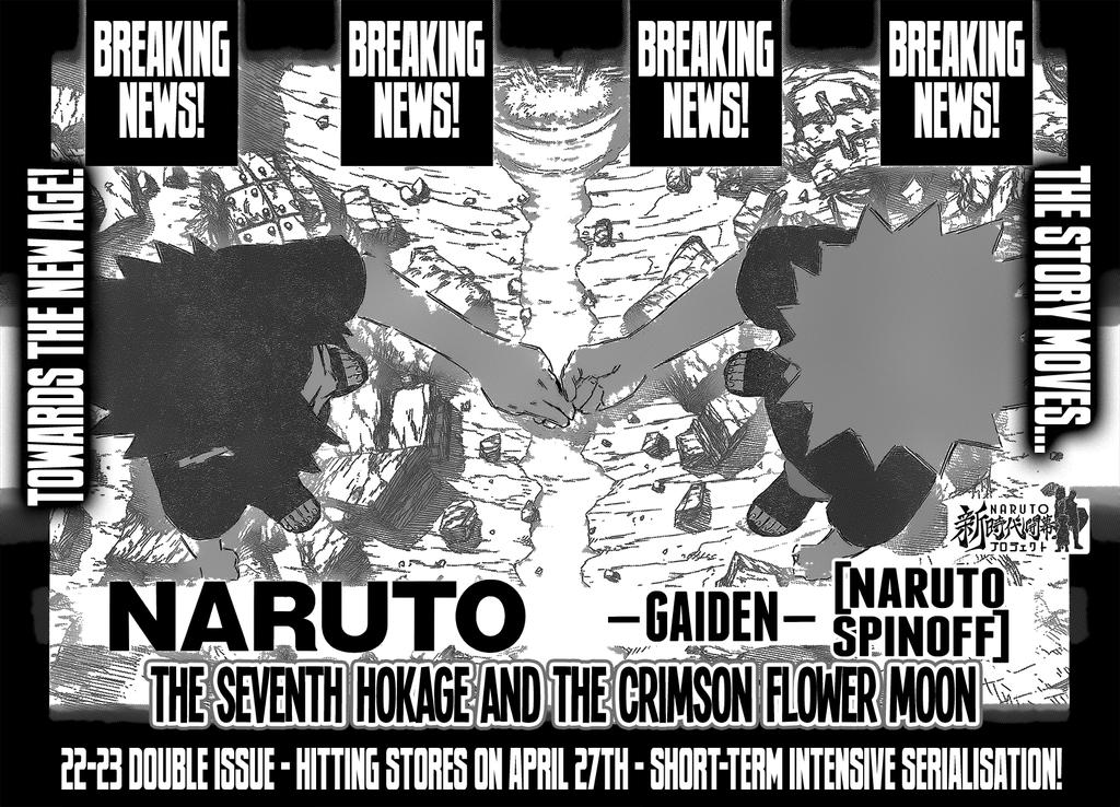 NarutoxUzumaki's tweet photo. Big new minna! #Naruto Gaiden - The Seventh Hokage And The Crimson Flower Moon is coming April 27th http://t.co/BikmyAhkUE
