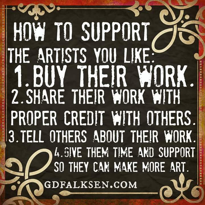 DeloArts's tweet photo. Show the love for your artists :-D xx http://t.co/HQosaFZp4v