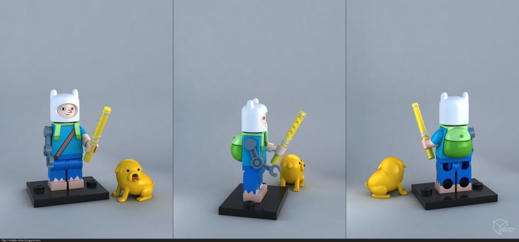 WIRED's tweet photo. These Adventure Time minifigs are the best Legos you'll never buy: http://t.co/ZNSI3WLWM3 http://t.co/5KolgpbT00