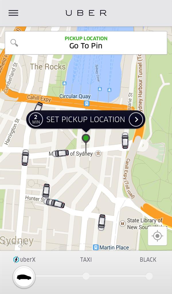 KelvinP's tweet photo. @Uber isnt surge pricing meant to cater to greater demand? Looks like a surplus of supply to me...#ubersneaky... http://t.co/OpMaxSWfbz