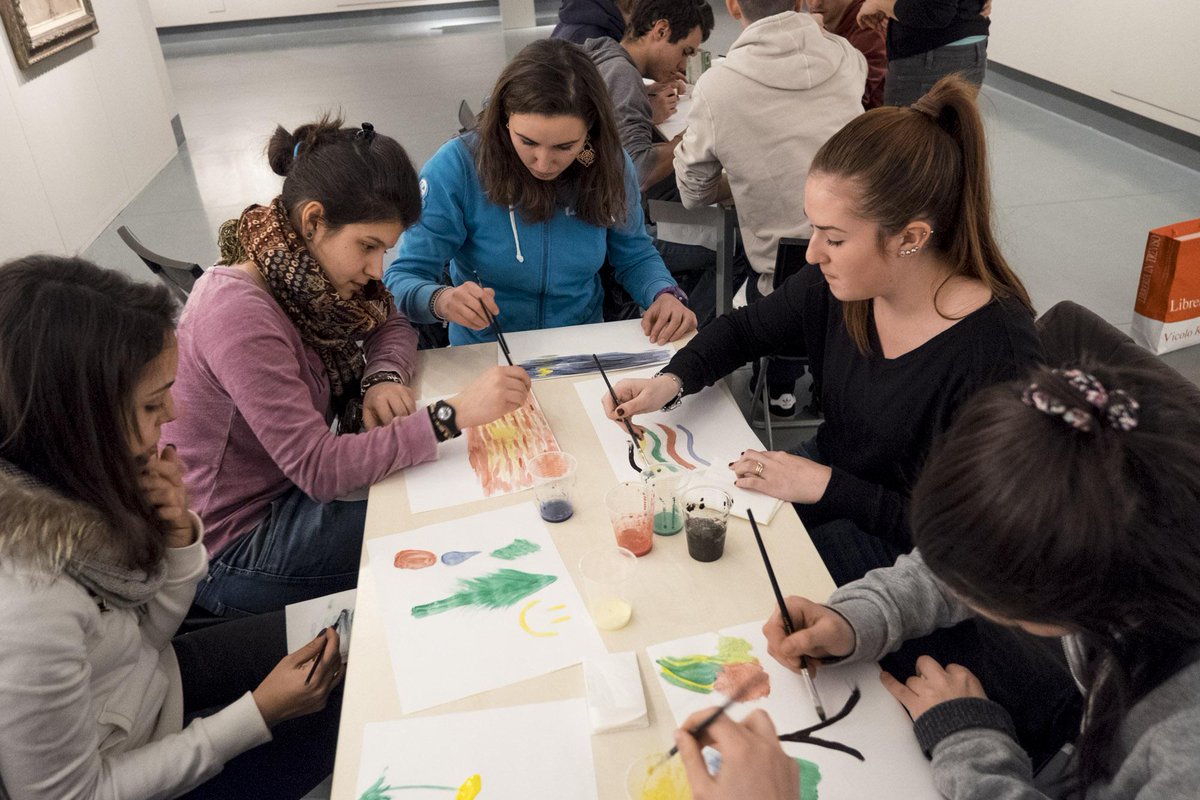 MQUADRORegole's tweet photo. Have you ever tried egg tempera? New artists for #familyMW #MuseumWeek at #museiregole #mquadro http://t.co/HteYYEAXJE