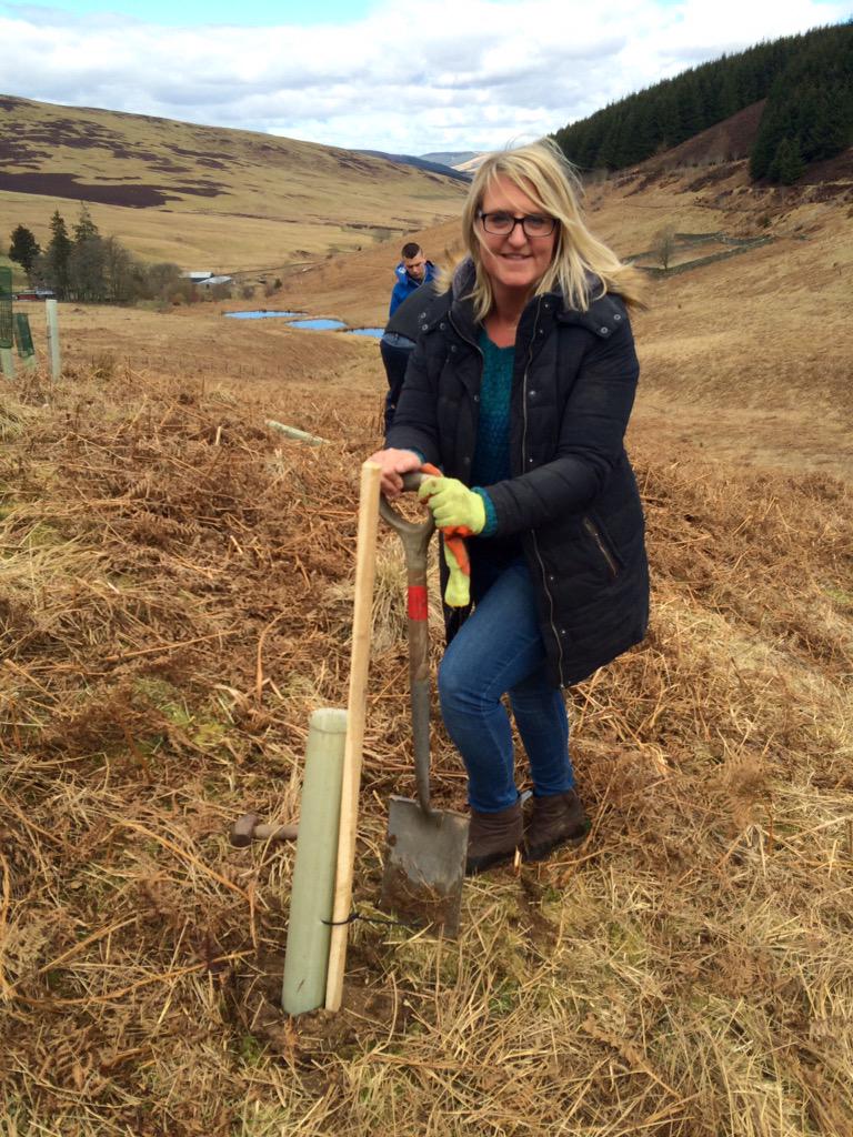 Phoenix_Scot's tweet photo. @Lyndsey_RH planting tree 5 only 283 to go! 🌲🌳 #phoenixforest http://t.co/ooUSoTz2Wn