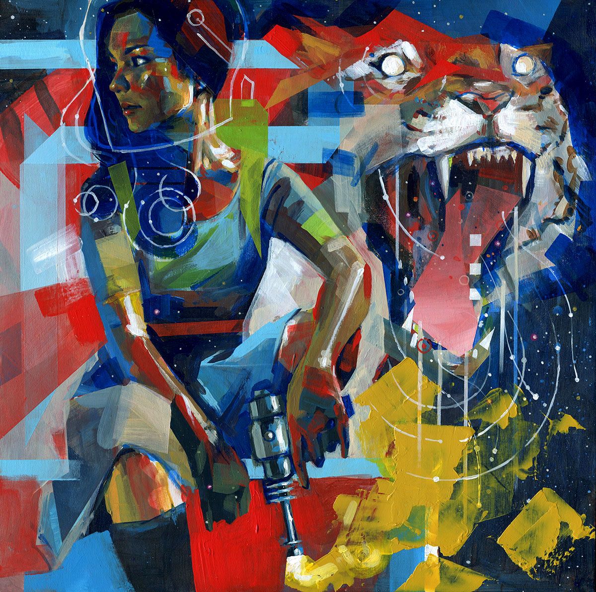 #Illustration: Futuristic Sci-Fi #Paintings by Kwanchai Moriya. See more - ow.ly/KSuU7 #Art