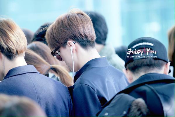 Intl_EXO's tweet photo. [HQ] 150327 SEHUN @ ICN Airport 
(cr: Juicy You) http://t.co/CFUPrzysrG