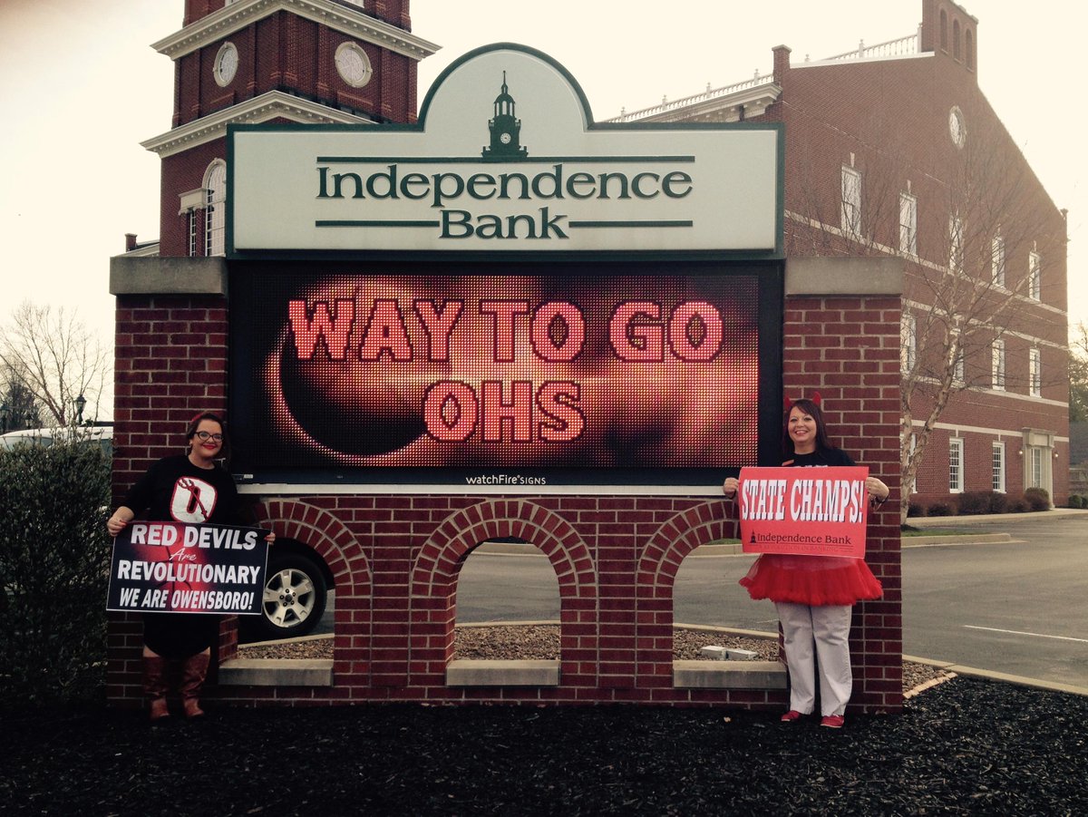 1776Bank's tweet photo. Join us today at 11:00 am at Independence Square to cheer on the #StateChamps #OHSRedDevils! @OHSsports @OboroSchools http://t.co/FDIo9eWsUK