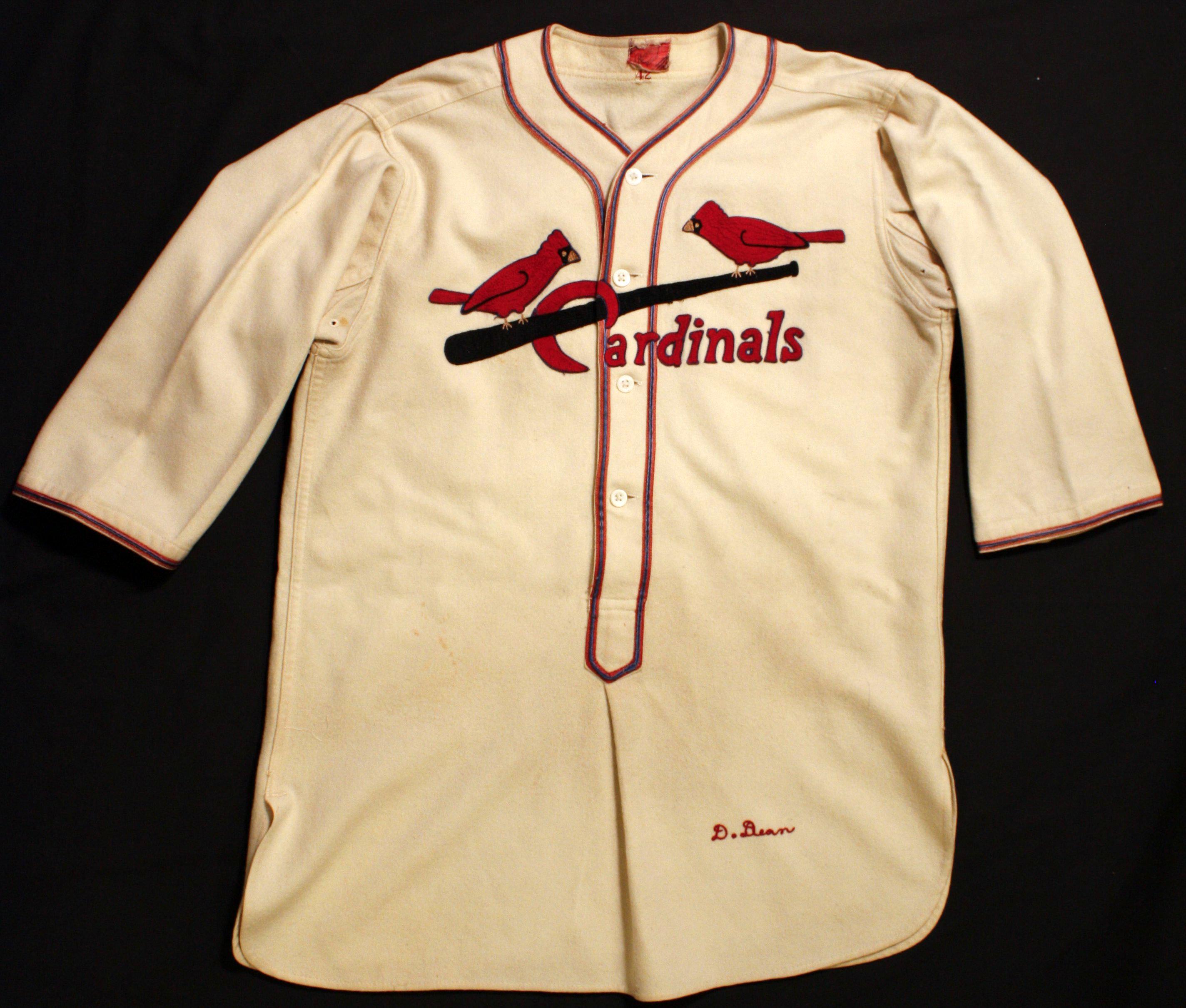 St. Louis Cardinals on X: In honor of 17 days until #OpeningDaySTL, here's  retired #17, Dizzy Dean's 1936 game worn jersey. #CardsMuseum   / X