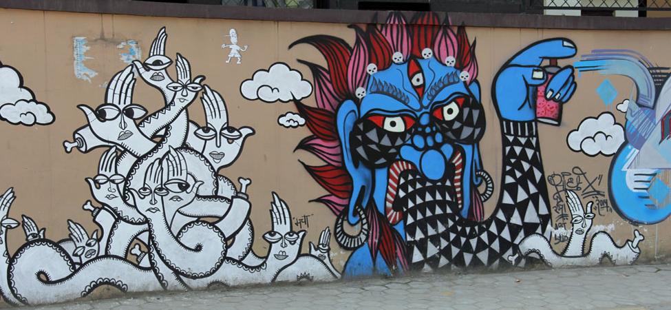 bbcworldservice's tweet image. Kathmandu graffiti – the beautiful street art taking over Nepal’s walls bbc.in/1F0DhaT #BBCRicherWorld