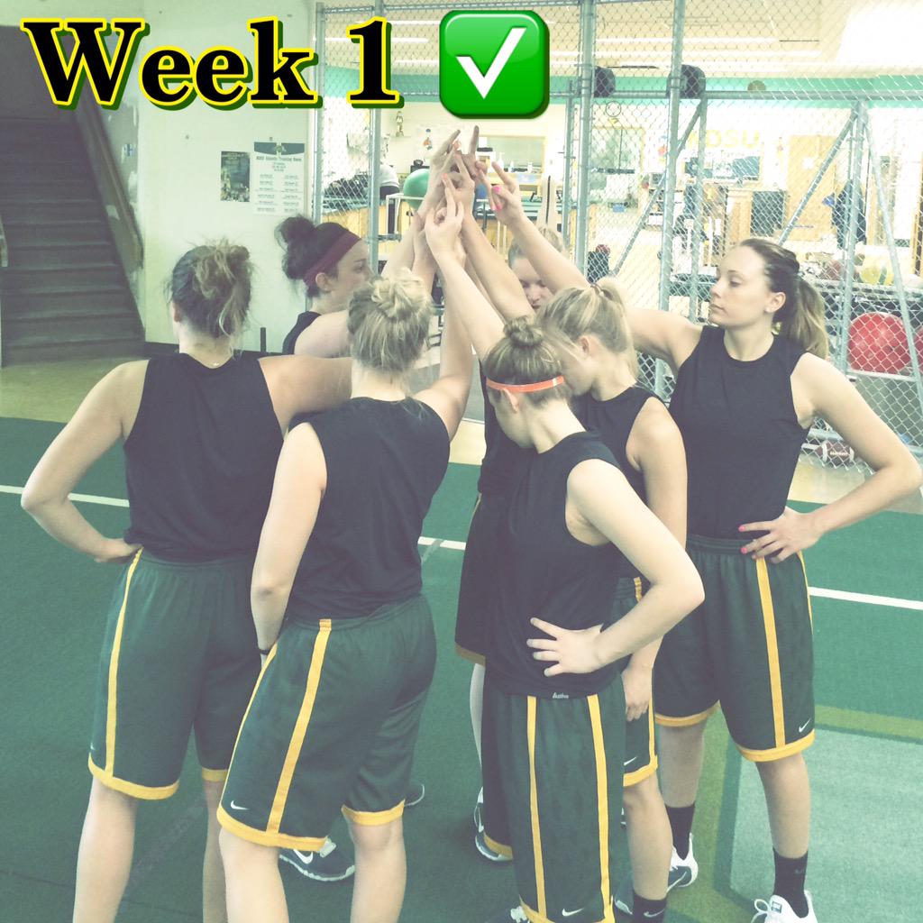 NDSUwbb's tweet photo. We got better this week! #Growth #Process #EqualsSuccess http://t.co/BqvvkmoSxE
