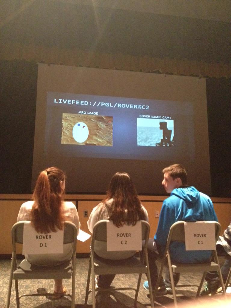pinegrovelabs's tweet photo. Getting live feed from rover C2. @FahyScience @NASA @NASAJPL http://t.co/i2t2R6Ql5a
