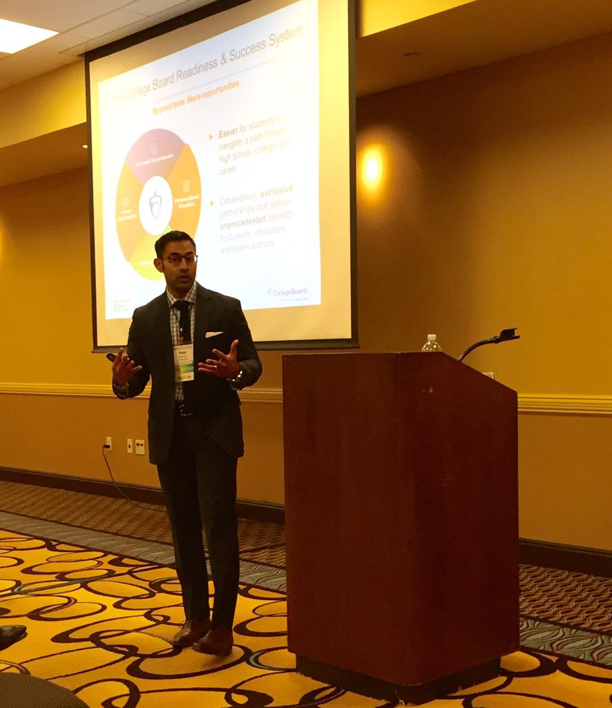 AdvisorEva's tweet photo. Learning About Redesigned SAT @MACACorg #MACAC15 #SAT @CollegeBoard http://t.co/K8Teheik9E