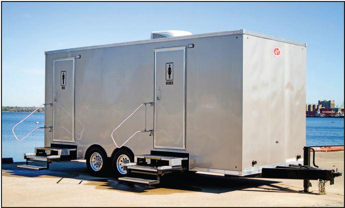CHECK IT OUT! Just added a 2015 Restroom Trailer to inventory. Email johnnytoilets@gmail.com or call 1-888-686-0664