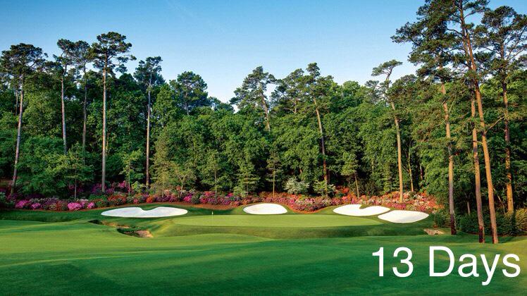 Masters Countdown tweet media
