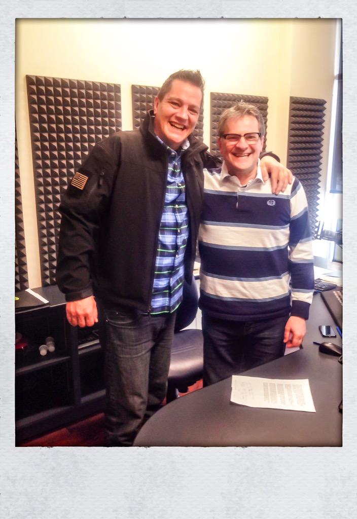 DamonBennett_'s tweet photo. Busy morning in #Halifax with @BeatleJamie @899TheWave talking about the @NSHomeShow thx for having me! #899TheWave http://t.co/tKDBLPC7IZ