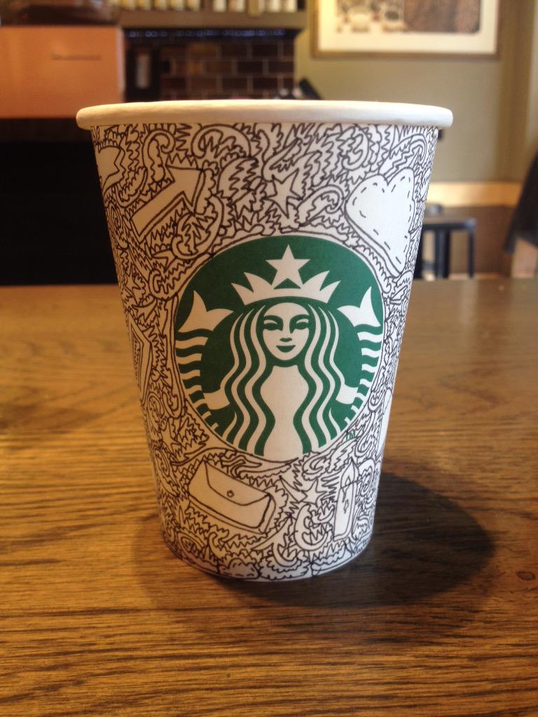 jamiesimmons94's tweet photo. @StarbucksUK @starbcuks here is a design drawn by @stath95. Hope you like it! http://t.co/Jb4cWU1CDE