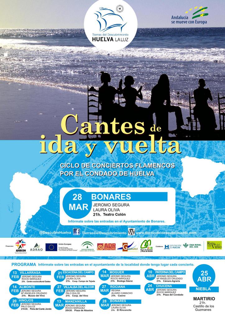 yolijpas's tweet photo. Mañana se celebrará en Bonares los Cantes de Ida y Vuelta, hoy a las 19:00 se pondran entradas gratuitas en taquilla. http://t.co/28VHNLrCx8