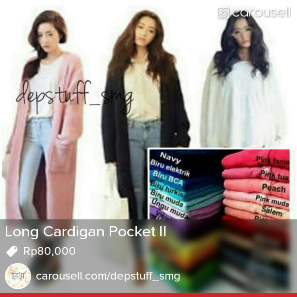 rifadep's tweet photo. Selling Long Cardigan Pocket II Rp80,000 https://t.co/7QTn3jS1hj #carousell @carousell_id http://t.co/QyLqob19F7