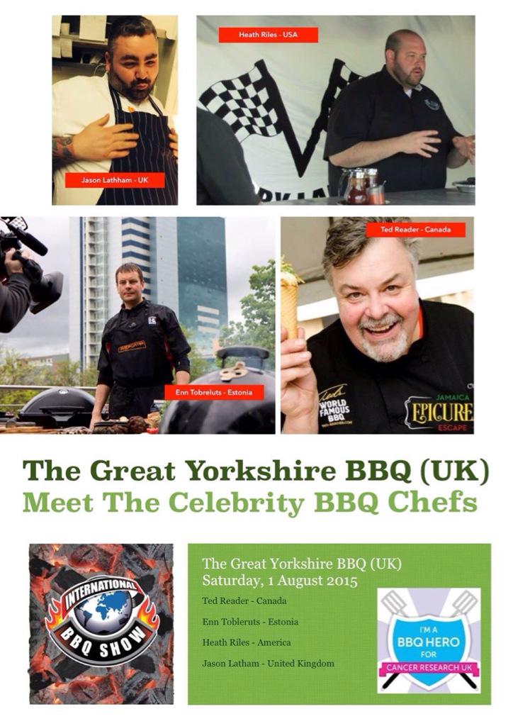 mcrstreetfood's tweet photo. You can fine us @AndyAnnat @GreatYorksBBQ this year I will be cooking with the best in the bizz http://t.co/3UbQiH0oL0