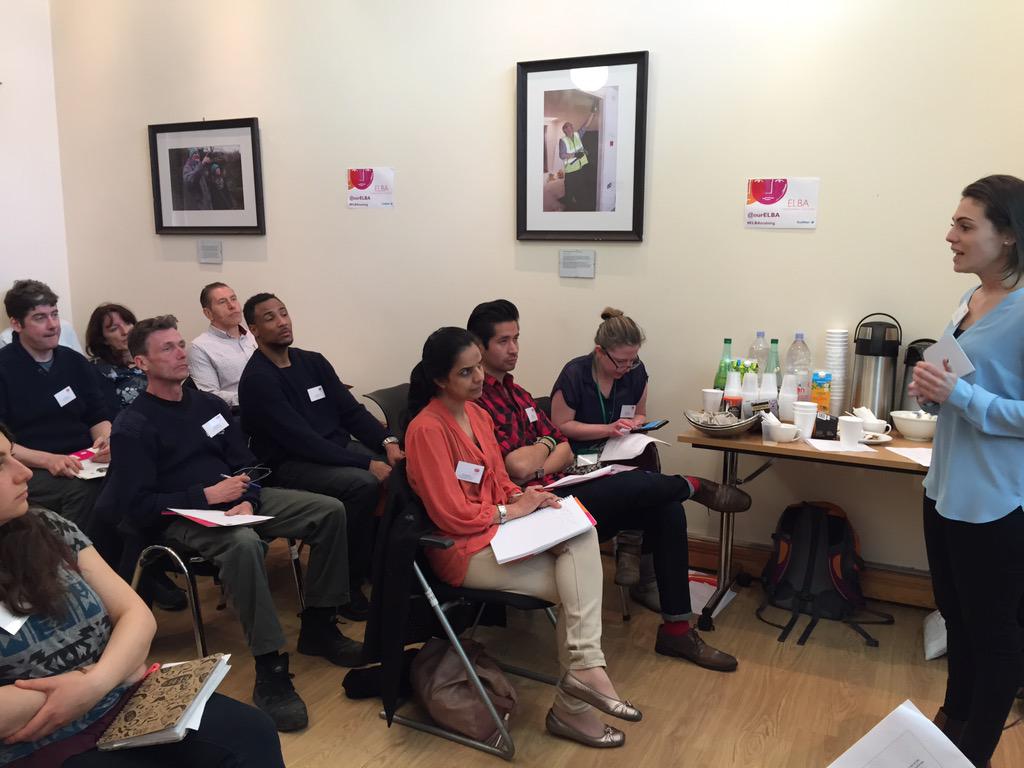 OurELBA's tweet photo. Our Emily kick starting #ELBAtraining with ken from @FoTHCP & @Providence_Row http://t.co/fbdXccSrTZ