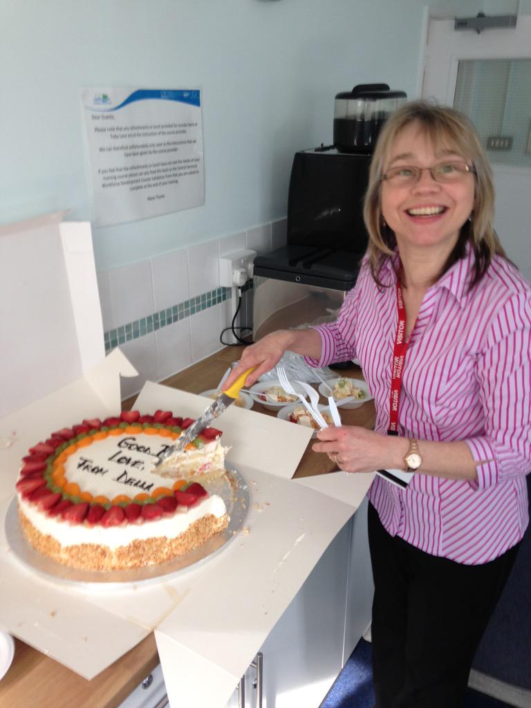 Sad day for Contract Services today. #goodluckDellaandthankyou