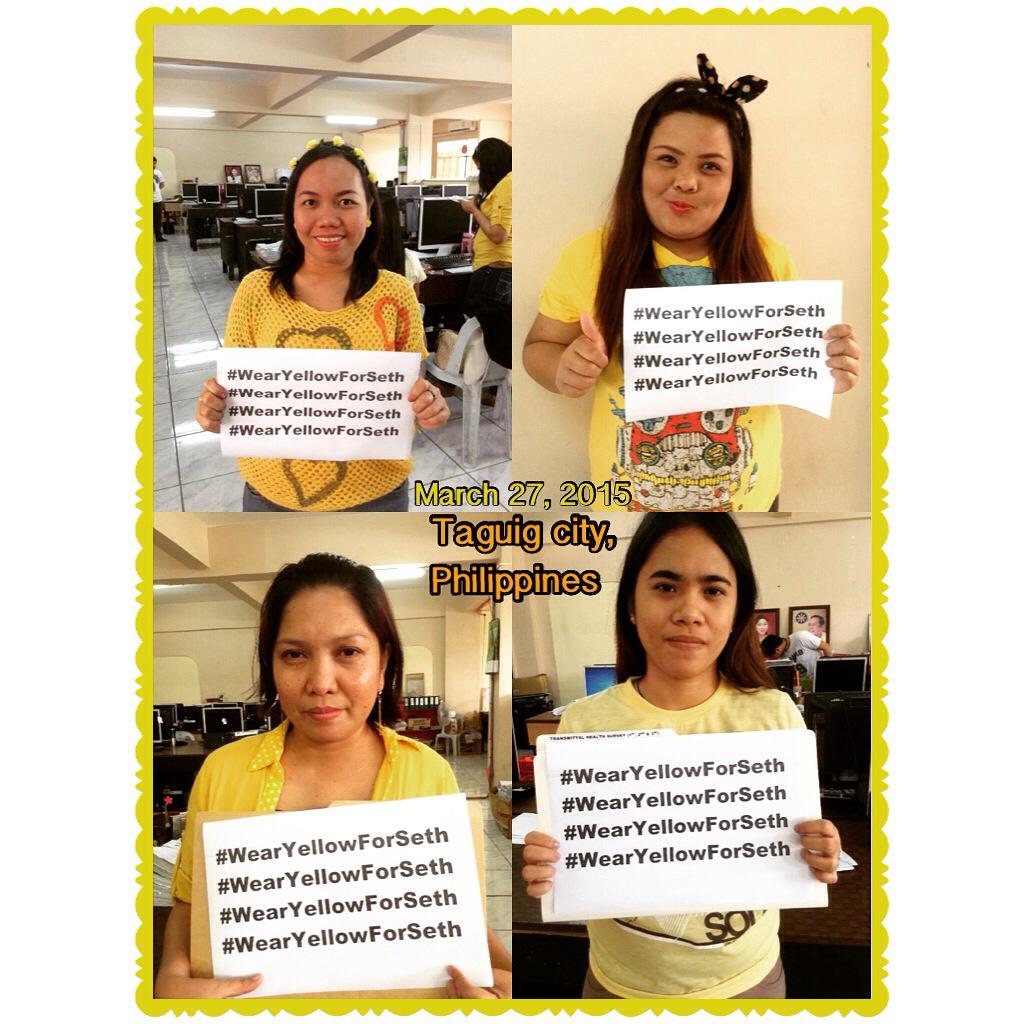 official_aruvin's tweet photo. @TheBubbleUK #wearyellowforseth #supportfromphilippines #ilovetaguig http://t.co/RYDNLEJuqo