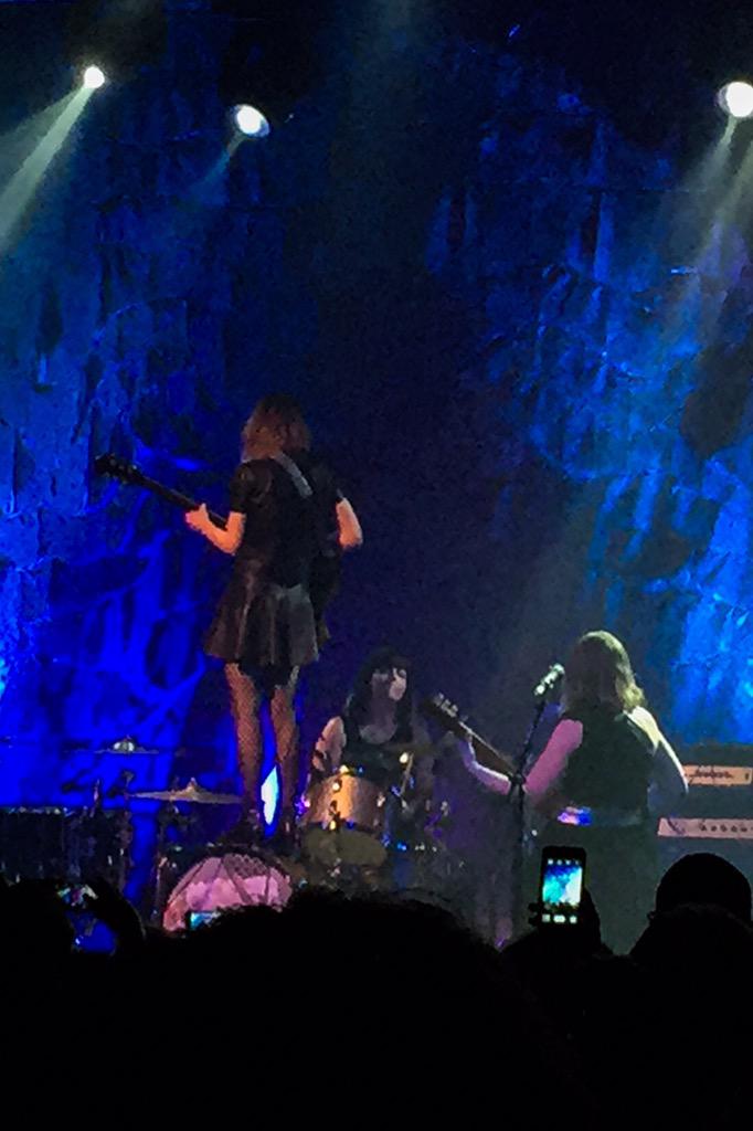 mr_phrenologist's tweet photo. #Fangless #NoAnthems Gig of the year! Great night guys! @Sleater_Kinney @Carrie_Rachel @jazzzhand @corintuckerband http://t.co/iLRGjXKZbY