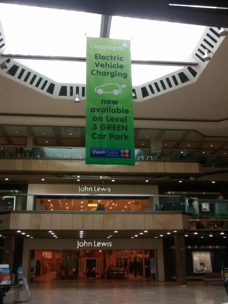 MarkWebbTfC's tweet photo. Must miss rest Travel P Awards aftr my talk:-( Gd 2C @pcctravelchoice wk eg. this promo E-car charge @Queensgate_PB http://t.co/HIdtjfzHpW