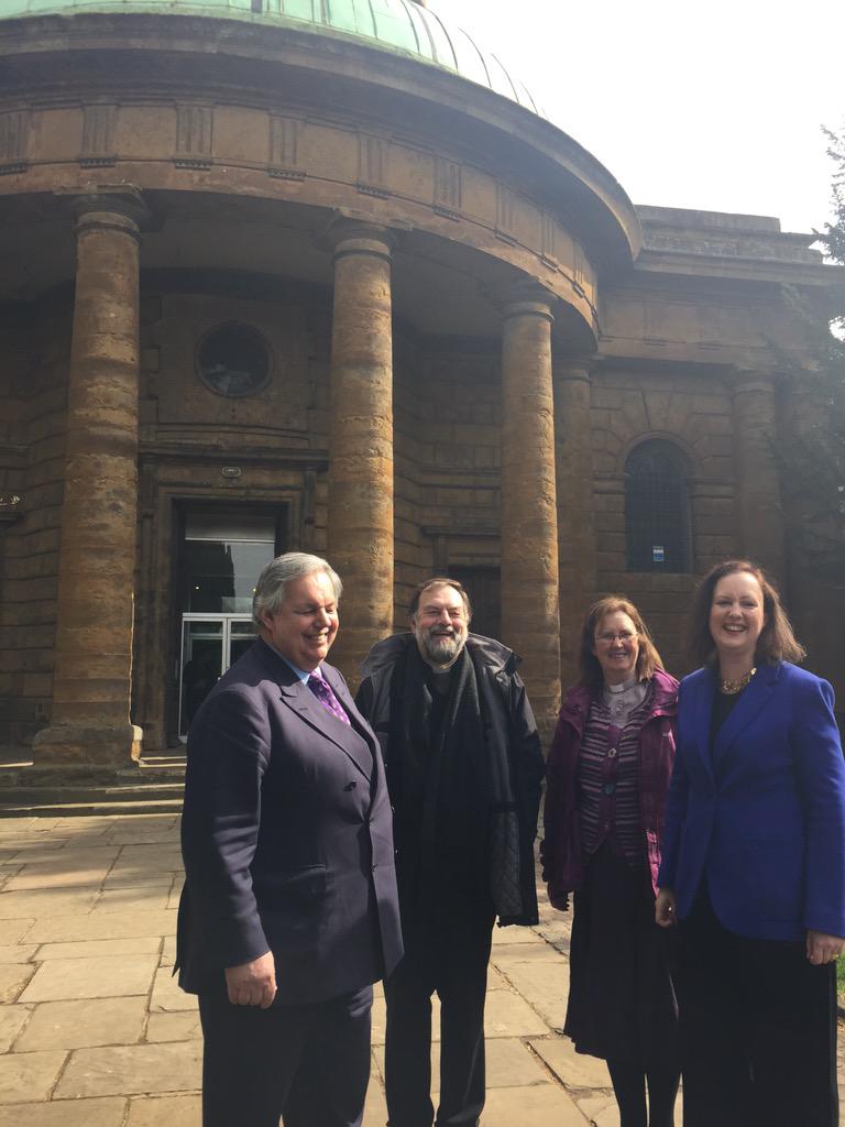 TonyBaldry's tweet photo. Just visited @StMarysBanbury with @VictoriaPrentis to discuss how the church plans to use their Roof Fund Grant. http://t.co/Q7Ala1rmd7