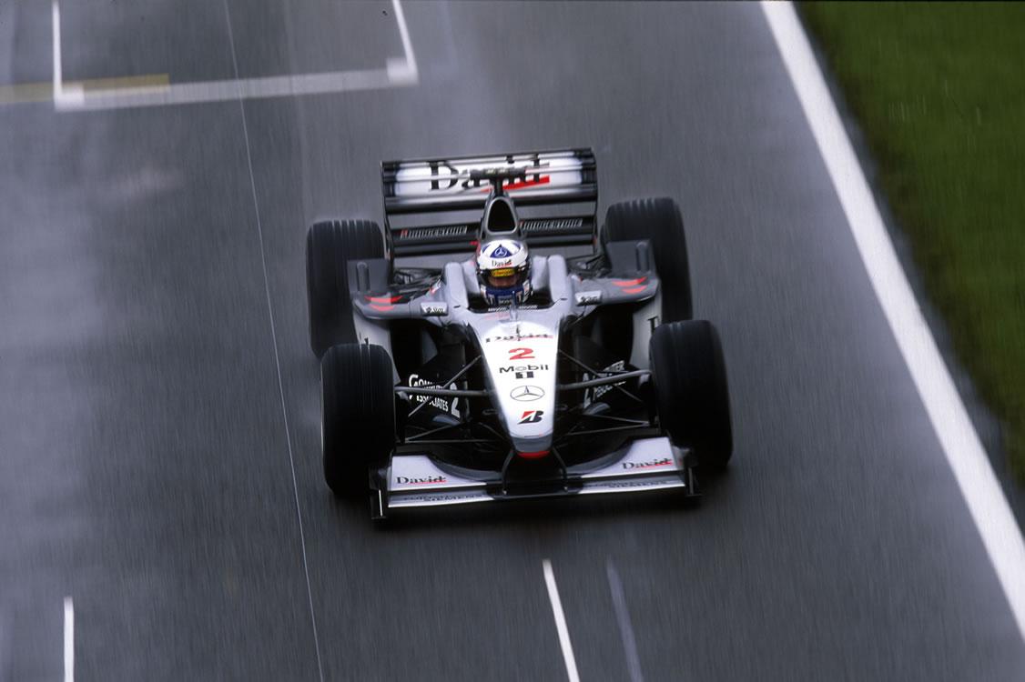Happy Birthday to David Coulthard. Victory at Silverstone in 2000 driving McLaren MP4/15  
