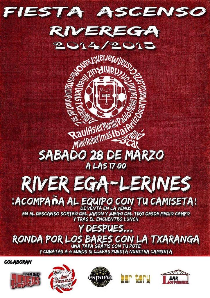 Marindeolza's tweet photo. ¿Te lo vas a perder? 
¡MAÑANA SE LIAAA! 
#RiverEgaCampeón http://t.co/1sLqeusxyI