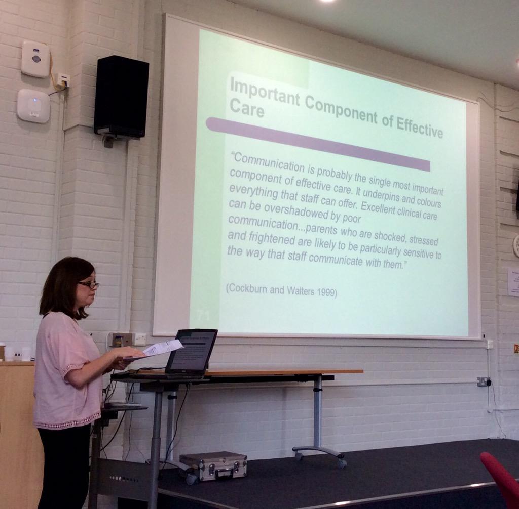 swlmatnet's tweet photo. Communication is the most important component of effective care #MatExp http://t.co/NjS5aIDKyS