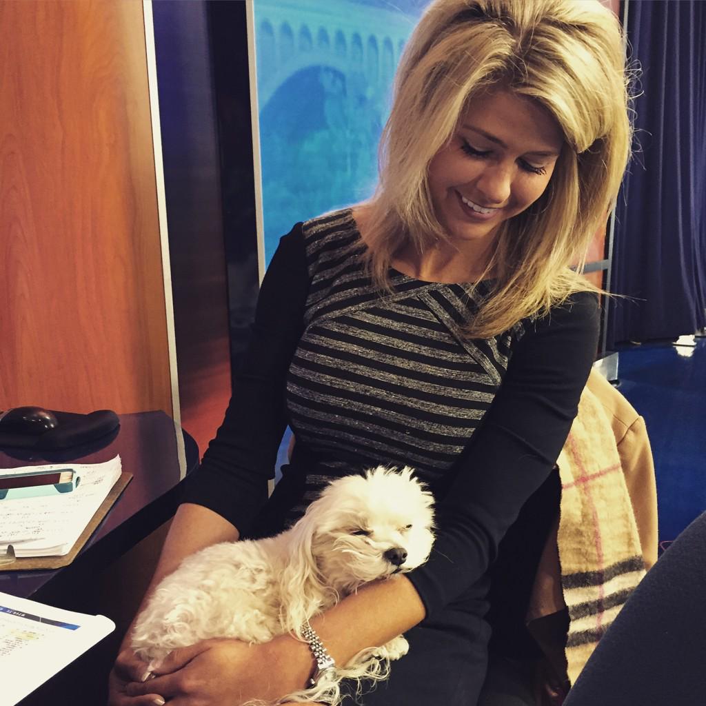NikkiDeeRay's tweet photo. Thank you @KristenLuehrs for capturing our "Mother Son" moment! #dogmommy #nikkidee #LouisBoy #wx #WeatherDog #cbs6 http://t.co/miaGvGR8G8