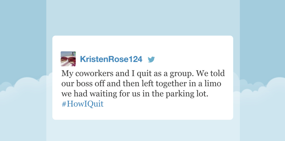 FallonTonight's tweet image. Jimmy reads your craziest quitting-your-job stories #HowIQuit  youtube.com/watch?v=rBYZqV…