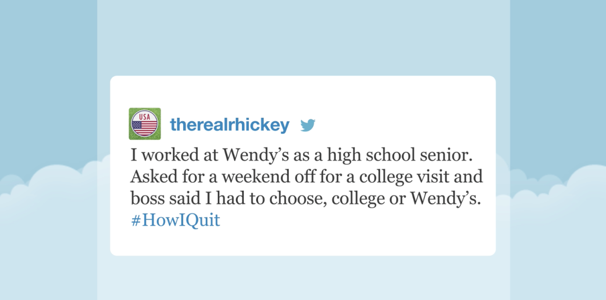 FallonTonight's tweet image. Jimmy reads your craziest quitting-your-job stories #HowIQuit  youtube.com/watch?v=rBYZqV…