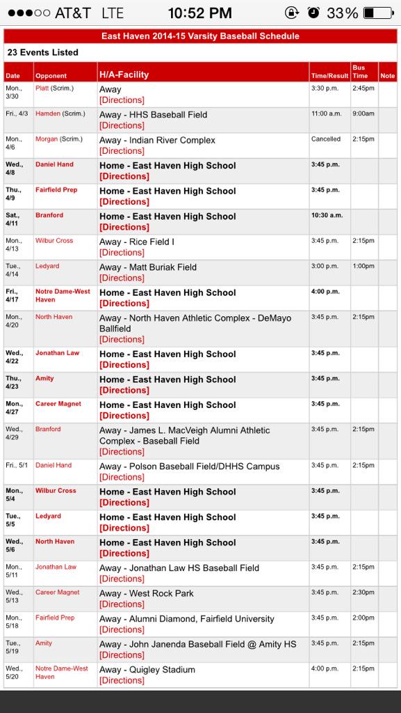 East Haven Baseball tweet media