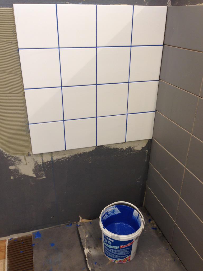#mapei blauw past bij jou!! #kerapoxy #design kleur 740 <a href="/MapeiNL/">Mapei Nederland</a> <a href="/BCKoolschijn/">BouwCenterKoolschijn</a>