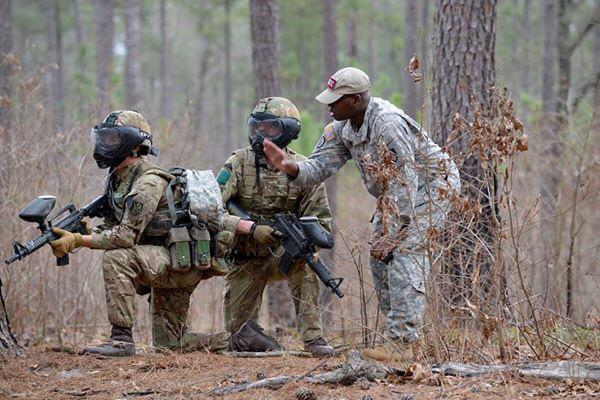 3Para simulating real life scenarios, using paintball guns, with their US counterparts.