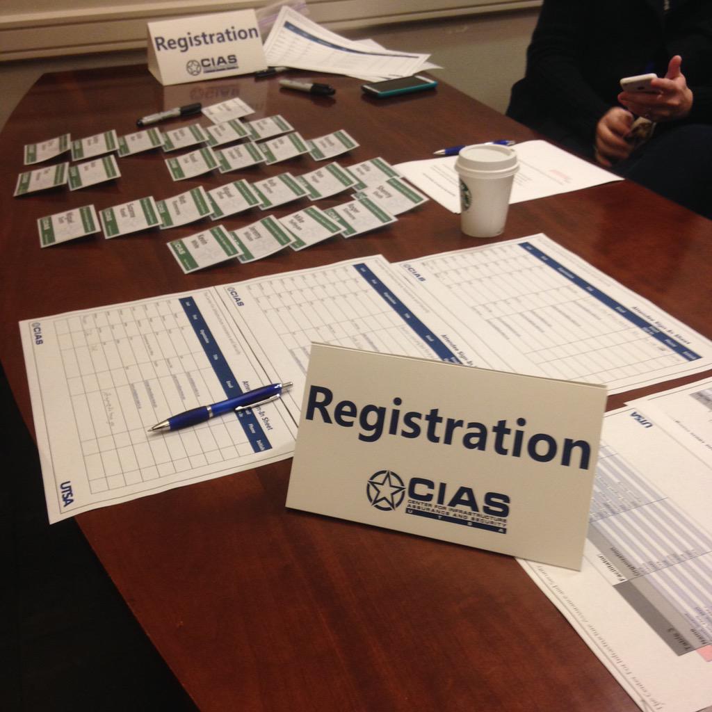 petusec's tweet photo. Incident Response exercise registration is on! #TexasDIR #OCISOTexas at Stephen F Austin Bldg. http://t.co/NAed6jmiQI