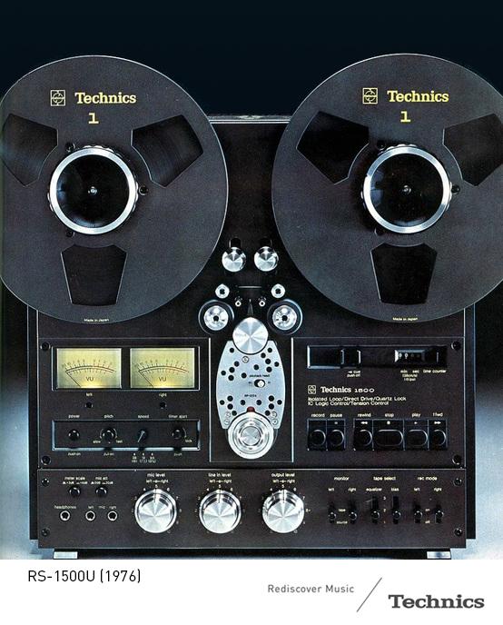 Technics on X: RS-1500U (1976) This open reel tape deck achieved stable  tape transport due to its unique Isolated Loop system.   / X