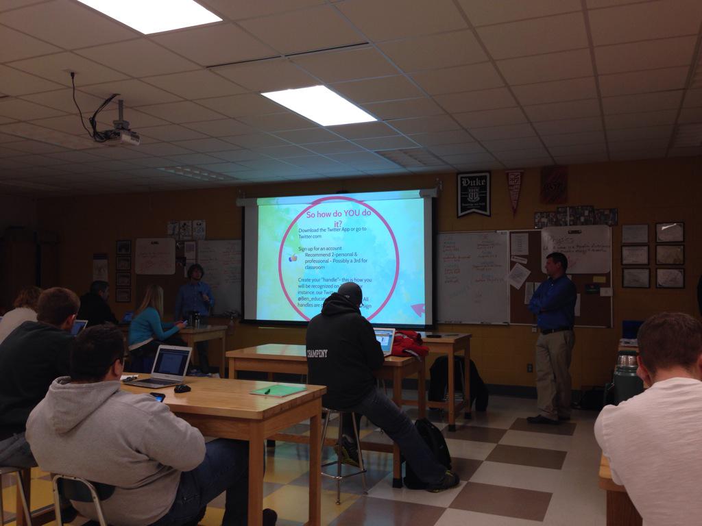 principalfish's tweet photo. Loving the twitter workshop! @Ben_educating @bfrostyone #EASDtech http://t.co/2A8IvIYKLx
