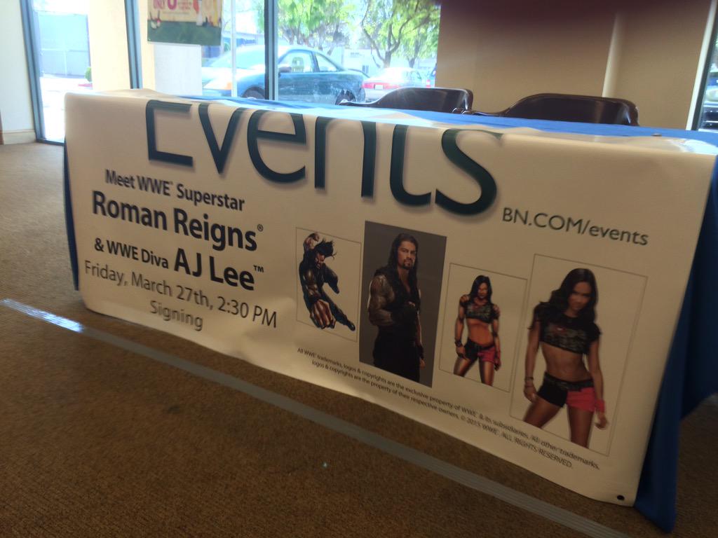 We're in San Jose doing this today! <a href="/WWEUniverse/">WWE Universe</a> signing of The Ultimate Superstar Guide- primagames.com/games/wwe/offi…