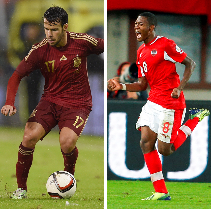 Erduan_FCB's tweet photo. #EURO-16: Heute geht's für @David_Alaba gegen #Liechtstein & @JuanBernat gegen #Ukraine! Viel Glück Jungs! http://t.co/JA4OchBe3i