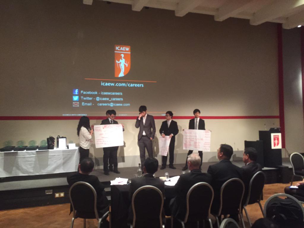 MACFISUKIRE's tweet photo. Group Gold Mesa on stage in the Main Hall @MACFISUKIRE @ICAEW_MY Biz Challenge http://t.co/SfKic7nbs6