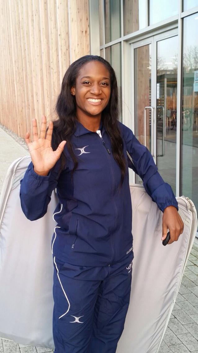 Great fun filming with <a href="/Sasha_Corbin/">Sasha Dacosta</a> tonight - watch the feature on Monday night netball