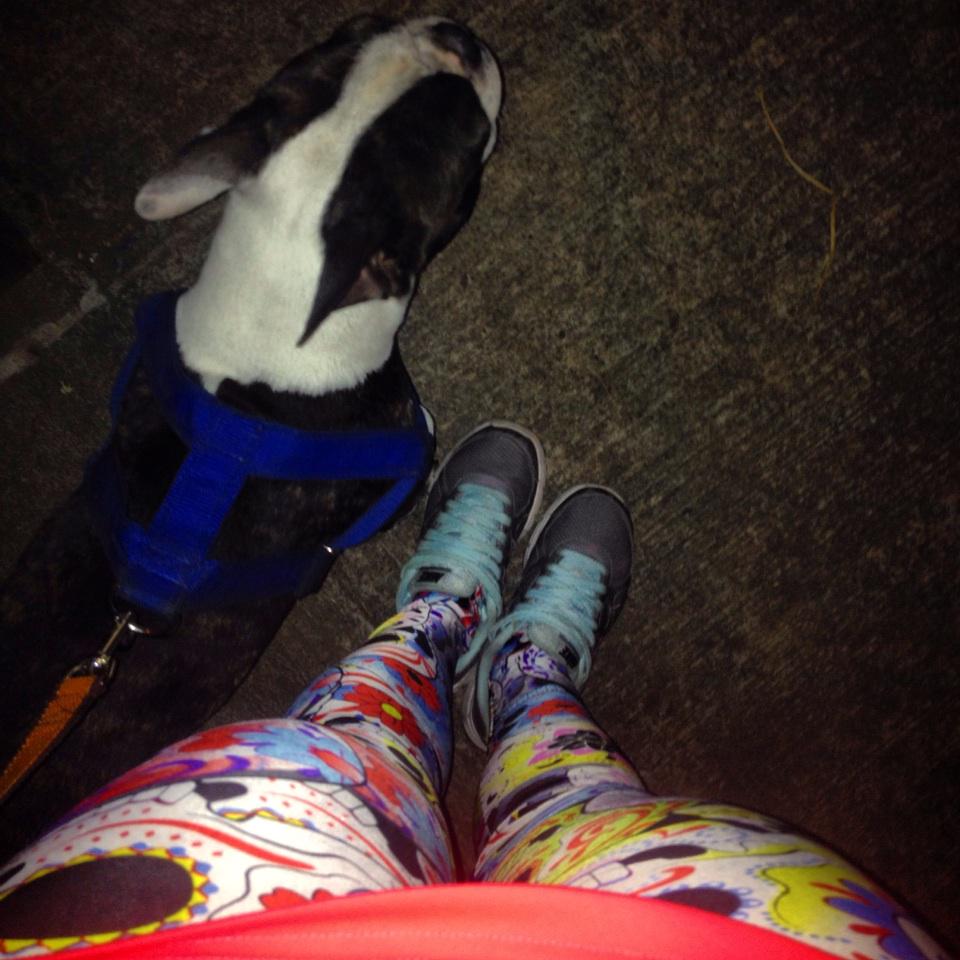 Alejitarpo23's tweet photo. @Runtastic  my boston terrier and me ready to go run today at 4:30 am #norunnofun #bostonterrier #runnerdog http://t.co/duTX0mafz6