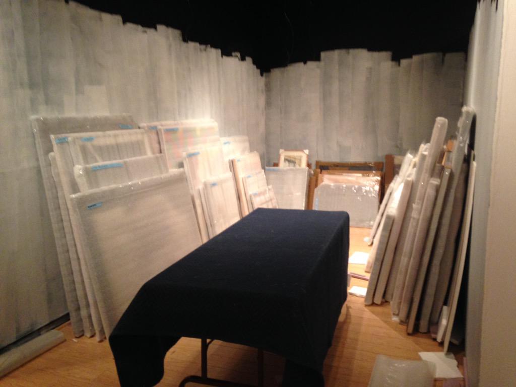 peterboromovers's tweet photo. Peterborough Art Gallery almost all packed up! http://t.co/8sAOGayKep