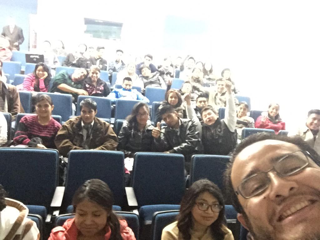 Terminando la presentación de "microsoft ama #Linux" en ciudad Cerdan Puebla