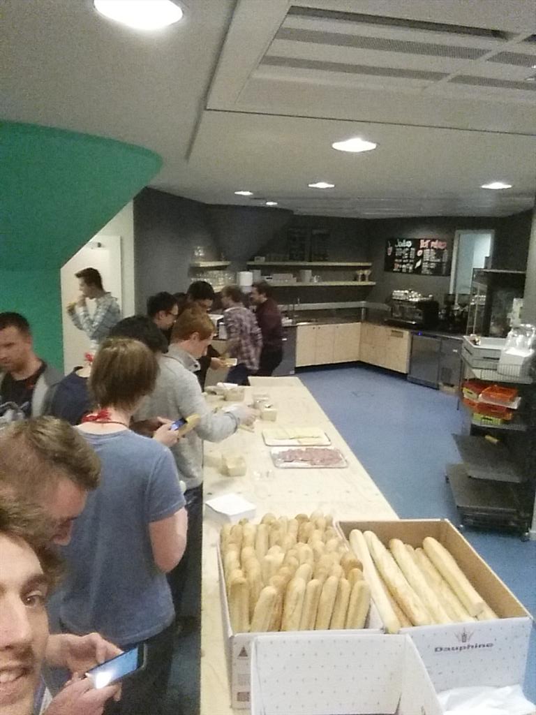 AlexisVerheyen's tweet photo. Eat, code, don't sleep...#BeHackathon http://t.co/LyaYwKUury