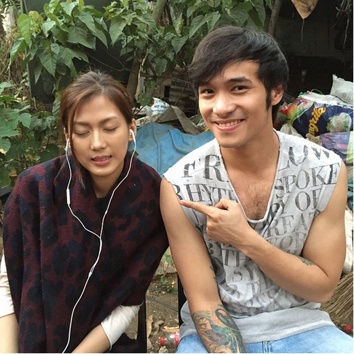 TeamAlexFTW's tweet photo. Inday and Jerome. Cute ni Inday! :) Tulog na rin tayo. Good night! :) #KeaLex [keanedward IG]  #latepost http://t.co/1yb2yXuUh7
