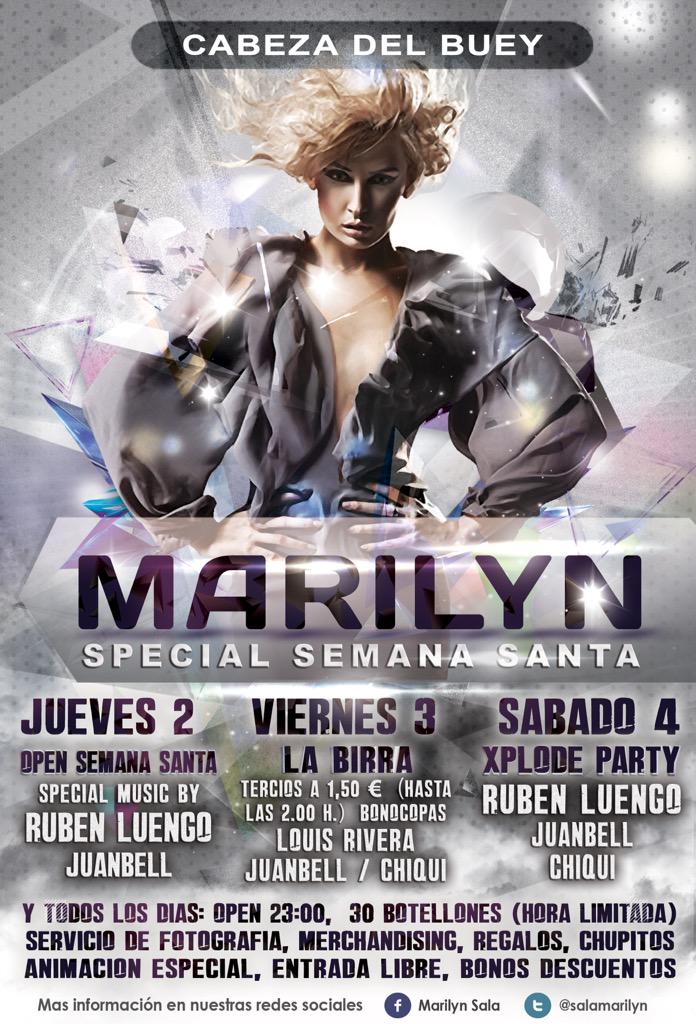 <a href="/SalaMarilyn/">Sala Marilyn®</a>: JUEVES, VIERNES, SÁBADO!! MAAAAS FIESTA!!! GOOO!!! RT!!!