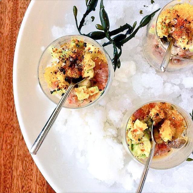 PerryPollaci's tweet photo. #TGIFShoutOut ••• bluefin tuna tartare on the rocks Join us for dinner Tuesdays – Saturdays! #RoyceLA #fbf http://t.co/xaqj7OtLQU